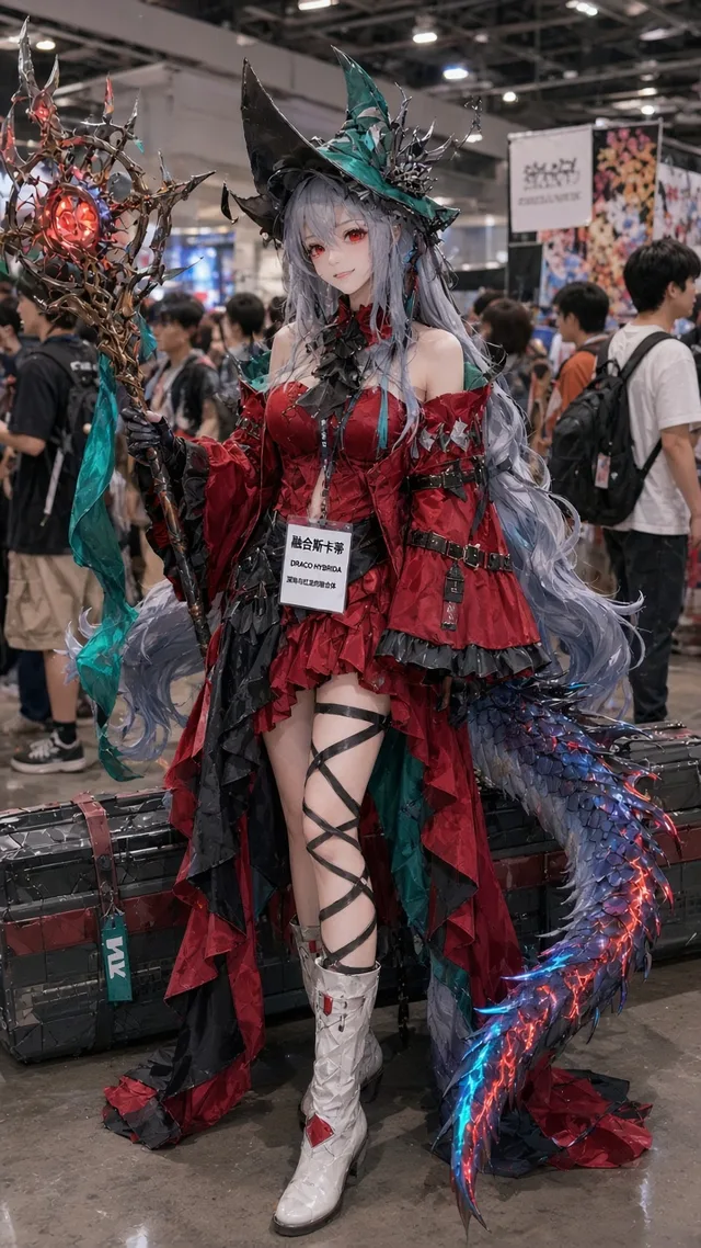 展会合体现实角色抓拍
