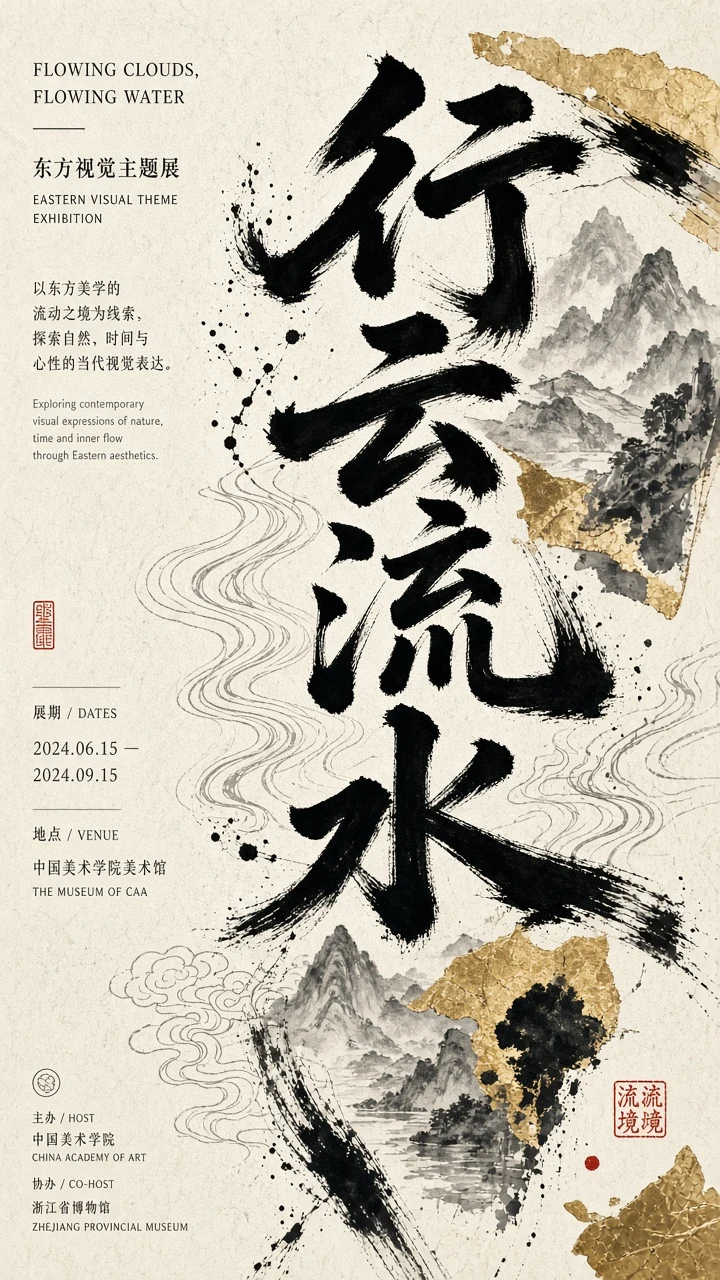 东方当代四式海报