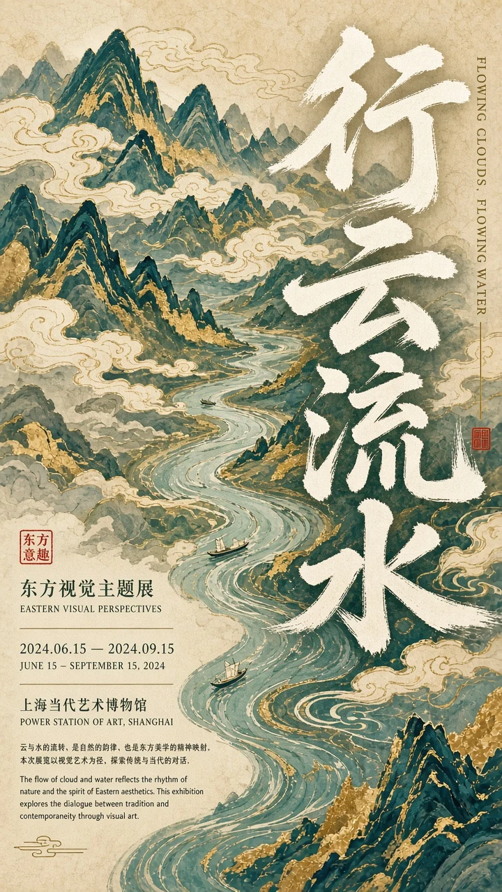东方当代四式海报