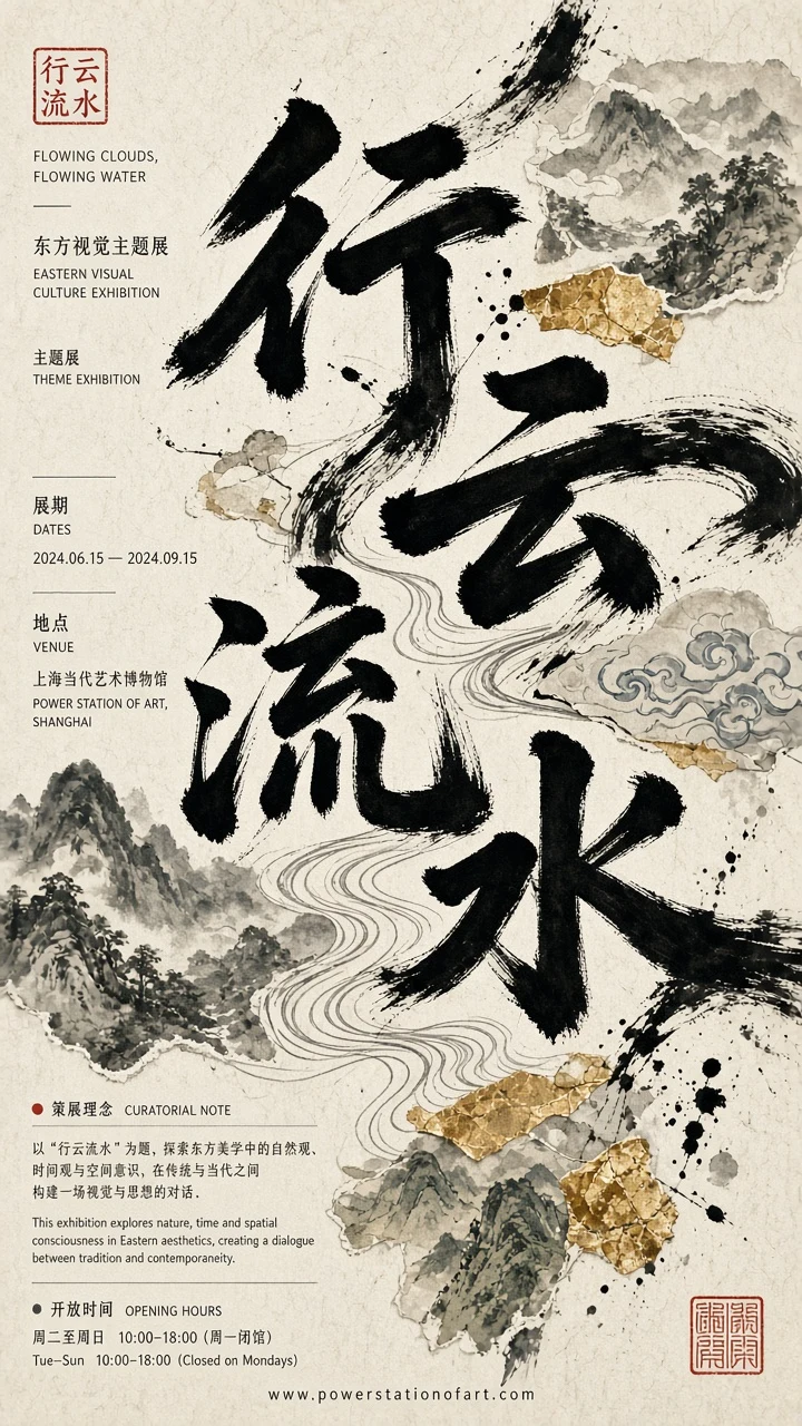 东方当代四式海报